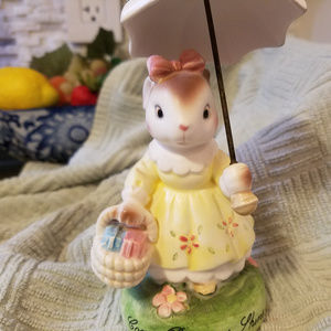 CHERISHED MOMENTS COME RAIN or SHINE BUNNY PIECE